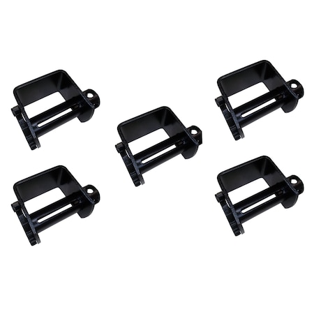 Tie 4 Safe Low Profile 140mm Weld On Winch Flatbed Trailer Winch 2" - 4" Winch Strap, 5PK A11801-140-5